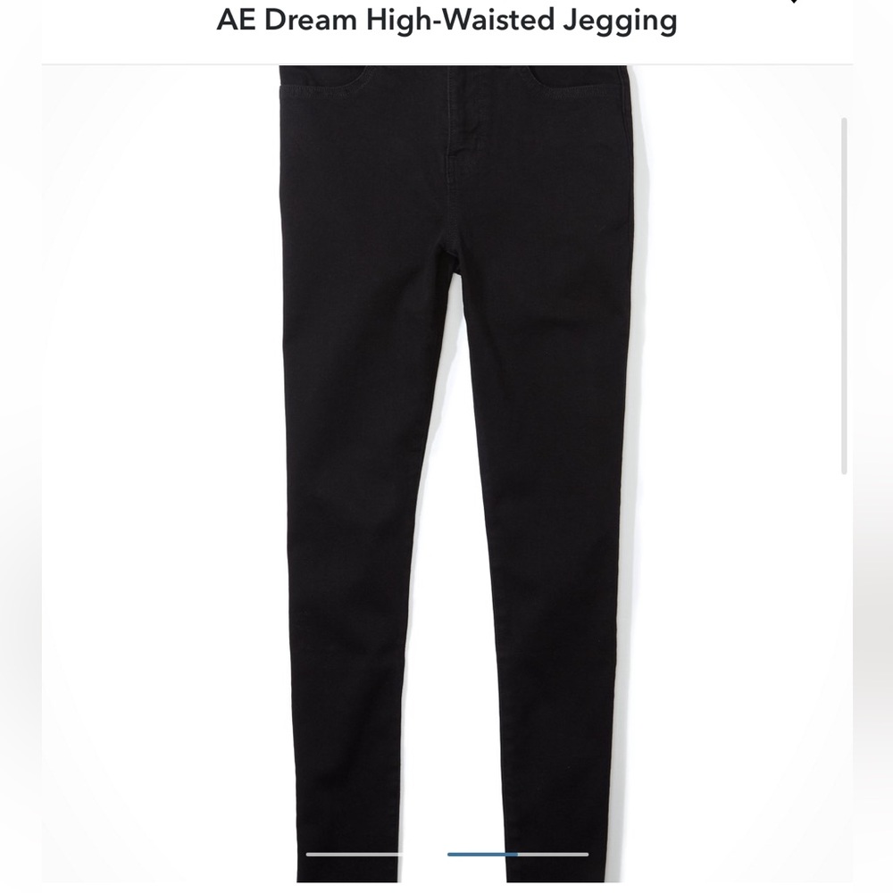 🖤🖤 AMERICAN EAGLE DREAM HIGH-WAISTED BLACK JEGGING SIZE 6🖤🖤